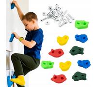 4iQ Prises d'escalade Set de pierres 10 pièces Avec vis