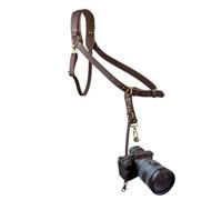 4J LEDR Sangle pour appareil photo, Sangle pour 1 appareil photo, Sangle d'épaule en cuir unique pour photographes, pour hommes et femmes, Équipement pour appareil photo pour bracelet DSLR/SLR