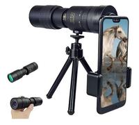 4K 10-300X40mm Télescope Monoculaire à Zoom Super Téléobjectif,Télescope de Téléphone Portable HD Extérieur-Avec Trépie LP002935