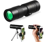 4K 10-300X40Mm Zoom Télescope Monoculaire Télescope Monoculaire Portable avec Support Smartphone Et Trépied, Monoculaires De Vision Nocturne Anti-buée Imperméables pour Camping Voyage Et Randonnée