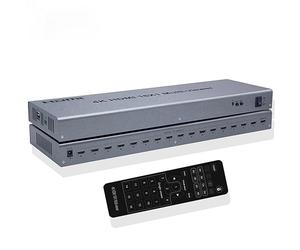 4K 16x1 HDMI multiviewer, 16x1 HDMI Splitter Quatre écrans multiviewer Splitter 2 4 6 8 16 in 1 Out Seamless Switch PC caméra PC répartiteur d'écran pour Moniteur de télévision (4K 30Hz)