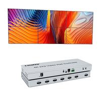 4K @ 30HZ 2x3 Video Wall Controller 1 HDMI Entrées à 6 HDMI Sortie Video Processor Écran de Support Rotation de 180 degrés Soutien 1x1,1x2,1x3,1x4,1x5,1x6,2x1,2x2,2x3,3x1,3x2,4x1,5x1,6x1.
