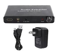 4K 3D HDMI 5.1 Channel HDMI Audio Capture Converter 5.1 Channel Audio Decoder avec décodeur pour l'observation des Films Occasionnels à la Maison, la réunion et la conférence.