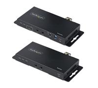 StarTech.com 4K HDMI over Fiber Extender Kit, 4K 60Hz up to 3300ft/1km (Single Mode) or 1000ft/300m (Multimode) LC Fiber Optic, HDR/HDCP, Audio/RS232/IR Extender, HDMI Video Extender -...