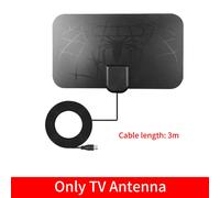 4K 8K 25dB À Gain Élevé HD TV DTV Boîte Antenne de TÉLÉVISION Numérique 3000Mile Booster Actif antenne tnt Intérieure HD Design Plat Pour DVB-T2 Antenne TV - Type Only TV Antenna #B