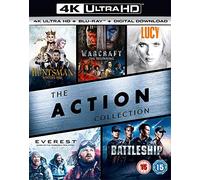 4K Action: Battleship / Everest / Lucy / The Hunstman Winters War / Warcraft [BOX] [5xBlu-Ray 4K]+[5xBlu-Ray] (Pas de version française)