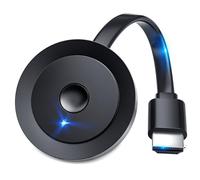 4K Adaptateur HDMI Airplay sans Fil pour Smartphone/Tablette/Portable, Dongle HDMI WiFi pour Streaming sur TV/Moniteur/Projecteur, Supporte Airplay/Miracast/DLNA, Compatible avec Android/iOS/Windows