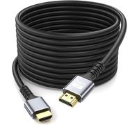 4K Câble Hdmi 12M Haute Vitesse Hdmi 2.0 Câble 4K@60Hz 18Gbps Plaqué Or Connecteur 3D Arc Câble Hdmi Ethernet Pour Moniteur Hdtv Ordinateur Portable Roku Tv Xbox Ps4 Ps5(Argent)[HDM922670]