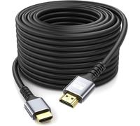 4K Câble Hdmi 20M Haute Vitesse Hdmi 2.0 Câble 4K@60Hz 18Gbps Plaqué Or Connecteur 3D Arc Câble Hdmi Ethernet Pour Moniteur Hdtv Ordinateur Portable Roku Tv Xbox Ps4 Ps5(Argent)[HDM922666]