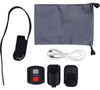 4k Caméra col de chat IPS écran tactile HD WiFi Pet Petite action sport chien Caméra Clip magnétique -Dos -Shake -Proof pour Ride Record Noir