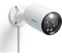 4K Caméra Surveillance Poe Avec Double Objectif,Grand Angle/Téléobjectif,Caméra Ip Extérieure Avec Projecteurs,Détection De Personne/Véhicule/Animal,Vision Nocturne Couleur,Rlc-81Ma