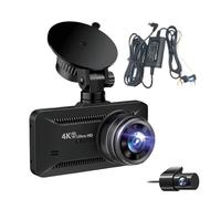 4K Car Camera with Wireless Night Vision, 3.94-inch Front & Rear Video Recorder, Loop Recording, Parking Monitor, Collision Lock for Vehicle, Truck, Road Trips