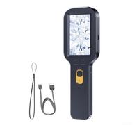 4K Digital pour microscope 500X pour zoom écran IPS 3" 4K (Noir)
