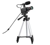 4K HD Camera Ordinateur Caméra USB Webcam 10X Zoom Optique Mise au point Manuel Automatique Exposition Compensation Comaptible avec Fenêtre XP/7/10 Linux Android Plug & Play avec Micro Trépied pour