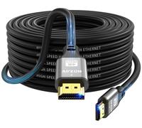 4K HDMI Cable 15 m,High Speed HDMI 2.0 Cord 4K@60Hz 18Gbps,Ultra HD,Ethernet Audio Return,Video 4K,1080p,3D,Arc,HDR Compatible with Xbox,PS5/PS4,HDTV,Laptop etc.[Y88]