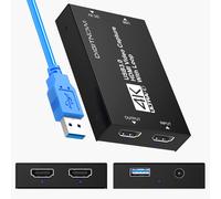 ! 4K HDMI Capture Card,Capture 1080p60,Recording Audio Video Grabber Digitizer Full HD 1080P for PS5,PS4,Xbox Series X/S,Xbox One,Nintendo Switch