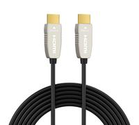 4K Hdmi Fibre Câble Optique 15 Mètres 4K 60Hz Hdmi2.0B Prend En Charge 18Gbps, Arc, Hdr10, Dolby Vision, Hdcp2.2, Yuv 4: 4: 4, Ultra-Fin Et Flexible