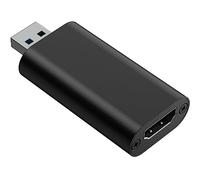 4K HDMI to USB 3.0 Video Capture Card, 4K Cam Link Card Game Capture Card Adapter Screen Record Capture Device for Streaming, Gaming, Video Conference, Teaching, Live Broadcasting