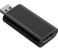 4K HDMI to USB 3.0 Video Capture Card,4K Cam Link Card Game Capture Card Adapter Screen Record Capture Device for Streaming,Gaming,Video Conference,Teaching,Live Broadcasting