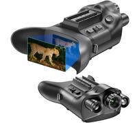 4K Jumelle Vision Nocturne avec Télémètre, Dowesyeen 6000mAh Rechargeable Lunette/Jumelles Adultes Puissante avec Vision Nocturne Infrarouge et Diurne pour Chasse,Camping,Wi-FI