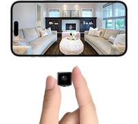 4K Mini Caméra Espion Cachée WIFI - Caméras de Sécurité Sans Fil Petites - Micro Nanny Caméra pour Maison - Sécurité Intérieure et Extérieure - Vision Nocturne et Détection de Mouvement - Pour