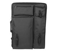 4k Portefeuille D'artiste Carry Backpack, 26 × 19.3 × 2.4 Pouces Art Bag Canvas étui Rangement Sac Main Multifonctionnel Dessin Peinture Esquisse Sac Fournitures D'art Pour Fournitures Stockage (Noir)