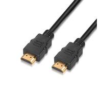 4k premium 2m hdmi(a) to hdmi(a) cable aisens noir