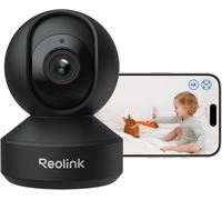 4k Ptz 360° Indoor Wifi Surveillance Camera, Baby Camera, Person/Animal/Crying Detection, Wi-Fi 6 Bi-Band, 3x Zoom, Auto Tracking, Night Vision, Bluetooth Setup, E1 Zoom Black