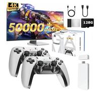 4K TV Game Stick M15 Video Game Console Built-in 40000 /50000 Games 128G Handheld Game Player Wireless Controller Retro Gamepad