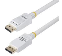 4K UHD 60Hz Vesa Certifié Displayport 1.2 Câble, 1.8m Blanc - DP12-CABLE-6FTW