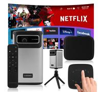 4K UHD Mini Projecteur WiFi Home Cinéma Projecteur LED Bluetooth Android