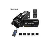 Caméscope Andoer 4K Ultra HD Handheld DV Caméra vidéo numérique professionnelle avec griffe porte-accessoire