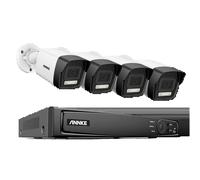 4K Ultra HD PoE Système de sécurité vidéo en réseau, résolution 8MP, 8 canaux d'entrée, évaluation IP67, 8CH NVR 4 pièces caméra, Aucun