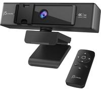 4K Ultra Hd Webcam With 5X Zoom, Privacy Protection, Light Enhancement, Dual High Fidelity Microphone, Remote Control, Usb-C For Video Conferencing (Jvcu435)