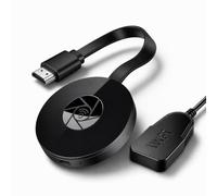 4K Wireless Display Adapter, Dongle TV sans Fil WiFi 1080P,Menu en Espagnol | Display Miracast, AirPlay et DLNA, Streaming pour iPhone, Android et PC (Hors Google/Netflix)