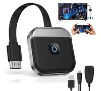 4K Wireless HDMI Dongle, Récepteur HDMI sans Fil, 2.4G/5GHz Screen Mirroring Display Wireless Adaptateur pour Android/iOS/Windows/Miracast/Google/Chromecast/TV/Moniteur/projecteur/Streaming vidéo
