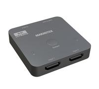 4K120 HDMI Switch 8K - Marmitek AS28 - Commutateur HDMI 2.1-4K 120Hz - HDR - 2 in/1 Out - 48Gbps - VRR - ALLM - QFT - QMS Dolby Digital - HDCP 2.3/2.2/1.4 - Multi Hub
