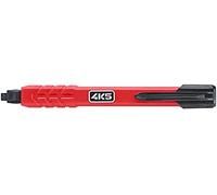 4K5 Crayon de marquage mécanique pour le bâtiment et l'artisanat, DP 100, mine graphite HB, 18% plus épaisse, ne nécessite pas d'être taillée, 3 mines de rechange incluses, pour le bois