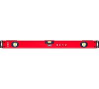 4K5 Niveau à bulle magnétique 80 cm, ZE M80, lentille grossissante Zoom-Eye, vue frontale Duo View, surfaces de mesure fraisées des deux côtés, embouts amortisseurs et patins antidérapants