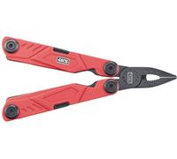 4K5 Tools MT 400 MultiTool Large 600.400A Couteau multifonction avec étui rouge, noir