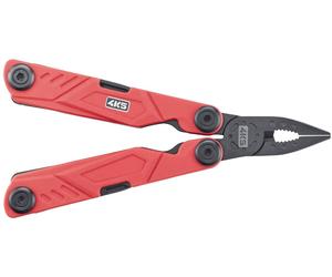 4K5 Tools MT 400 MultiTool Large 600.400A Couteau multifonction avec étui rouge, noir