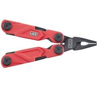 4K5 Tools MT 401 MultiTool Small 600.401A Couteau multifonction avec étui rouge, noir
