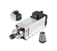 4KW Motor de broche refroidi par l'air avec bouchon d'aviation ER20 ER25 Collègue CNC Convertisseurs de fréquence de bravoure Outils de jardin(4KW ER20)