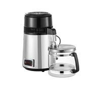 4L Distillateur d'Eau en Acier Inoxydable Filtre Purificateur d'Alcool en Verre