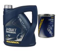 4L MANNOL Huile Moteur 2-Takt Universel API TC Motorspülung Motor Flush