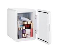 4L Mini Réfrigérateur pour Les Soins De La Peau Réfrigérateur De Maquillage Refroidisseur De Boissons Électrique Et Chauffe-Aliments pour Une Utilisation De Bureau en Voiture De Voyage AC + DC (Color