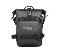 4L Moto Pare-Chocs Cadre Sac Professionnel Moteur Selle Sacoche arrière Porte-Bagages Coffre étanche Moto côté Sac Pare-Chocs réparation Outil Placement Sac,Noir,4L