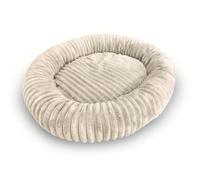 4L Textil Luna Lit pour Chien Doux et Confortable pour Petits Chiens BEIGE Lit pour Chat Flannel Lit pour Chien en Peluche Lit pour Chat en Peluche Panier pour Chien pour Chiots Coussin pour Chien