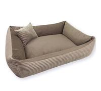 4L Textil Molly Lit pour Chien et Chat - Marron - Moelleux - Panier pour Chat - Canapé Douillet - Lavable - Panier pour Chiot (60 x 40 cm, Marron)