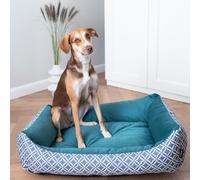 4L Textil Otto Panier pour chien au design boho etno - Panier pour chien de taille moyenne et grande - Lavable et robuste